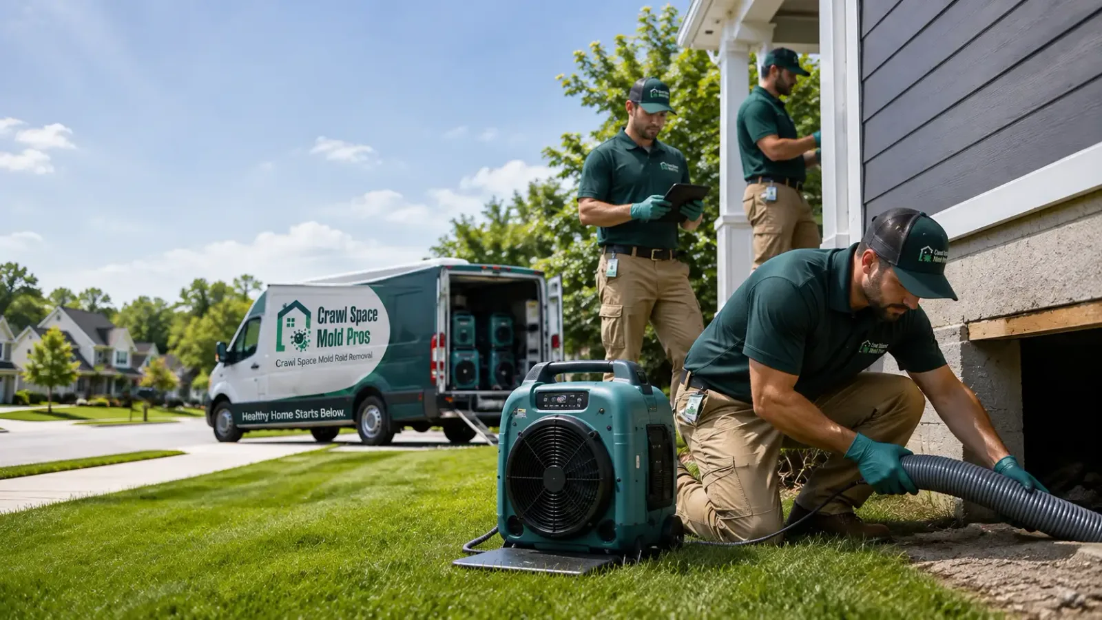 Crawl Space Mold Removal in Barnstead, NH